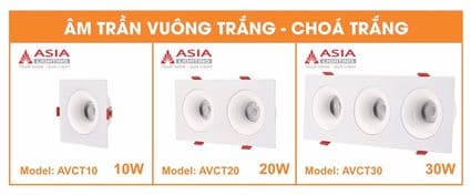 Đèn LED âm trần mẫu 30