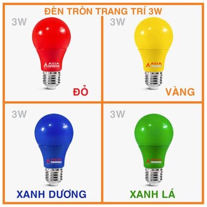 Đèn tròn trang trí 3W