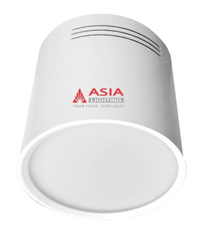 Đèn trần nổi tròn vỏ trắng mặt mờ SMD 12W