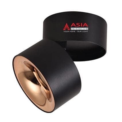 Đèn trần nổi xoay góc vỏ đen 10W