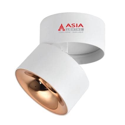 Đèn trần nổi xoay góc vỏ trắng 7W