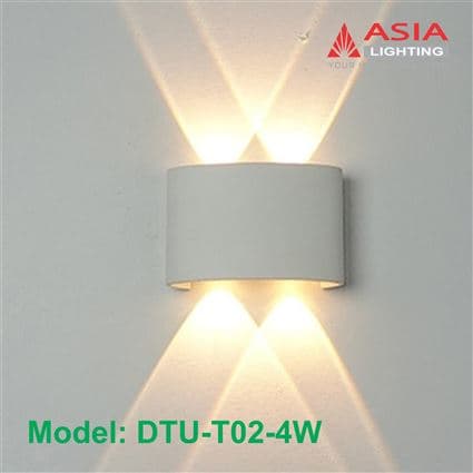 Đèn tường trang trí thân sơn trắng - DTUT-02