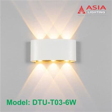Đèn tường trang trí thân sơn trắng - DTUT-03