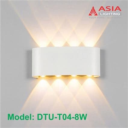 Đèn tường trang trí thân sơn trắng - DTUT-04