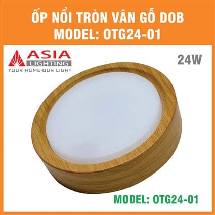 Ốp nổi tròn vân gỗ DOB