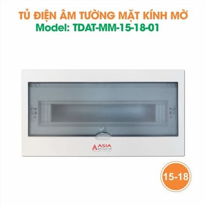 Tủ điện âm tường mặt mờ - Model 15-18