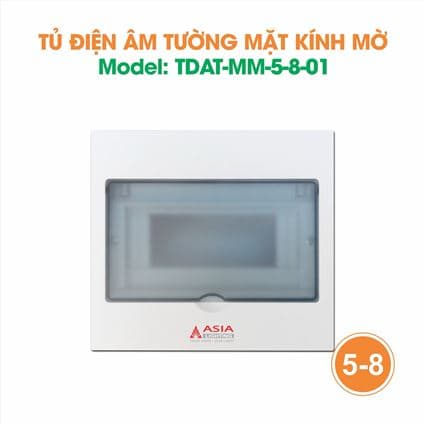 Tủ điện âm tường mặt mờ - Model 5-8