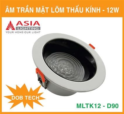 Âm trần mặt kính COB - 12W - D120 5