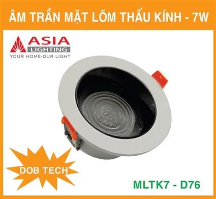 Âm trần mặt lõm thấu kính 7W - DOB