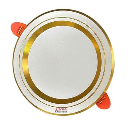 Âm trần viền vàng thân nhôm nguồn rời 9W