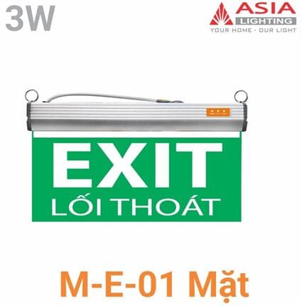Đèn chỉ dẫn: Lối thoát 01 mặt
