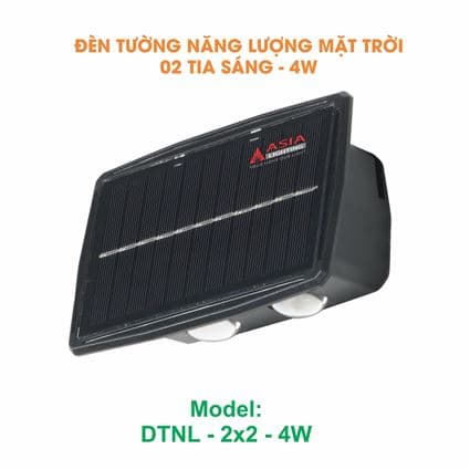 Đèn tường năng lượng mặt trời 2-3 tia sáng