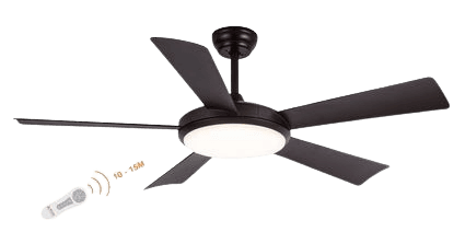 Quạt trần đèn cao cấp 05 cánh QT14 - Đồng vàng