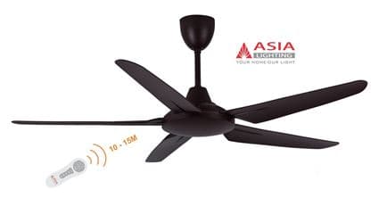 Quạt trần cao cấp QT05-G- Nâu cà phê