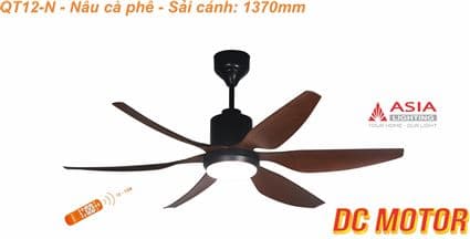 Quạt trần cao cấp QT06-B - Vàng đẳng cấp 3