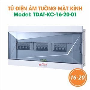 Tủ điện âm tường mặt kính mặt cắt kim cương mẫu 02