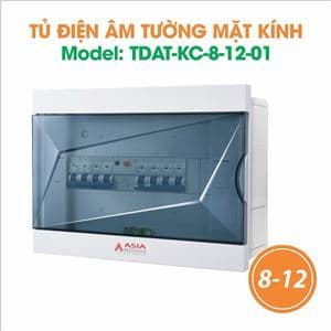 Tủ điện âm tường mặt kính mặt cắt kim cương mẫu 06
